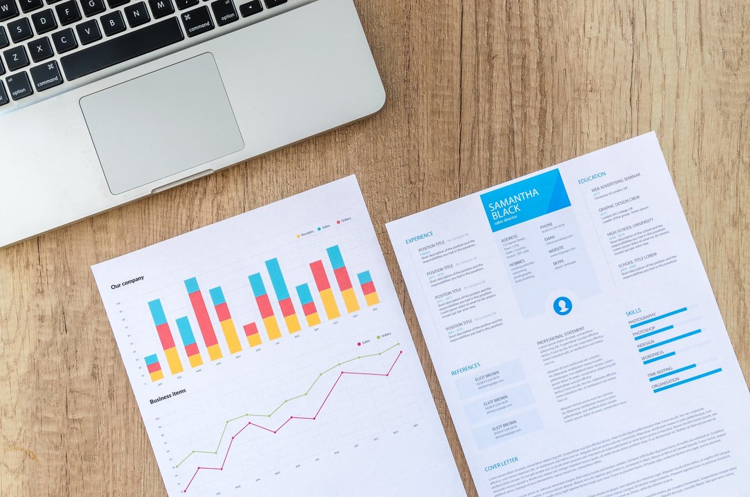 charts and reports on a desk