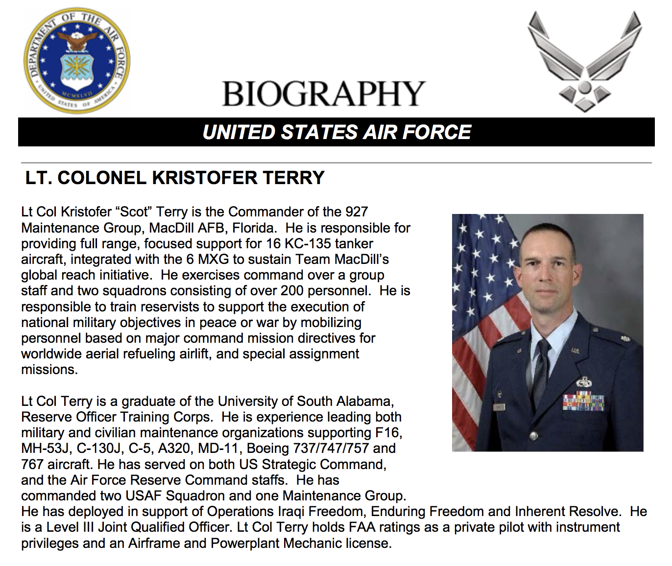 LT. Colonel Kristofer ‘Scot’ Terry to Speak at PGI | PrimeGroup Insurance