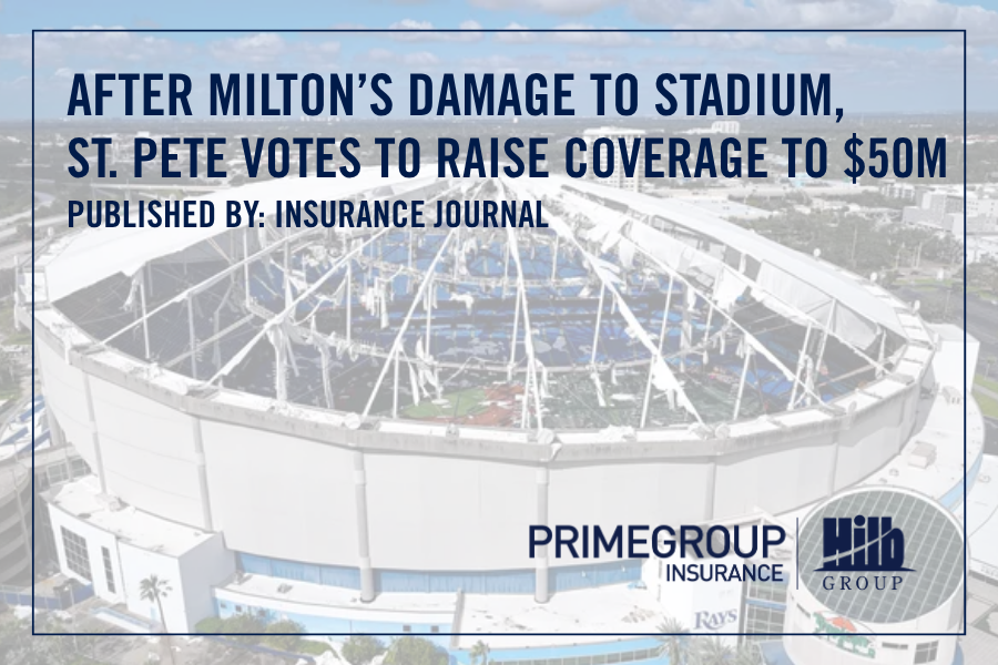 Featured image for “After Milton’s Damage to Stadium, St. Pete Votes to Raise Coverage to $50M”