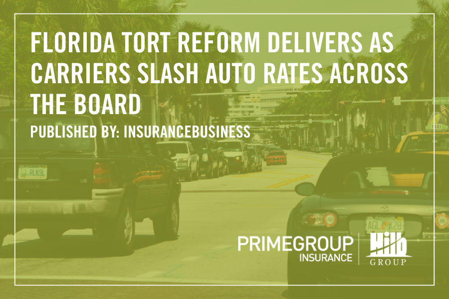 Featured image for “Florida Tort Reform Delivers as Carriers Slash Auto Rates Across the Board”