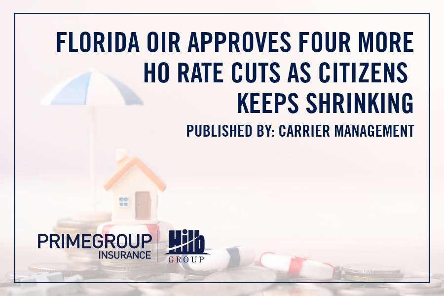 Featured image for “Florida OIR Approves Four More Homeowners Rate Cuts as Citizens Keeps Shrinking”
